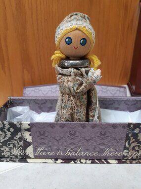 Original Vintage Handmade Serendipity Bobbin Doll
